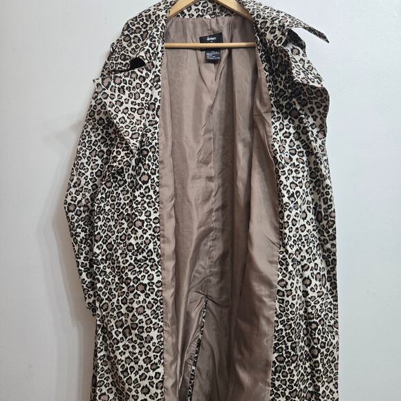 Dennis Basso Womens Mob Wife Classic Leopard Print Swing Coat Animal Print 1X - Picture 5 of 11